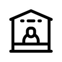 home icon. vector line icon for your website, mobile, presentation, and logo design.