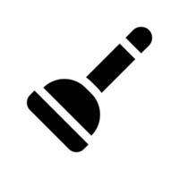 toilet plunger icon. vector glyph icon for your website, mobile, presentation, and logo design.