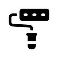 paint roller icon. vector glyph icon for your website, mobile, presentation, and logo design.