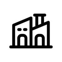 factory icon. vector line icon for your website, mobile, presentation, and logo design.