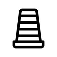 traffic cone icon. vector line icon for your website, mobile, presentation, and logo design.