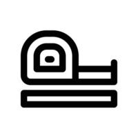 measure tape icon. vector line icon for your website, mobile, presentation, and logo design.