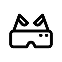 glasses icon. vector line icon for your website, mobile, presentation, and logo design.