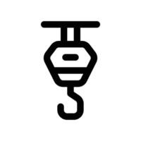 construction hook icon. vector line icon for your website, mobile, presentation, and logo design.