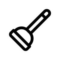 toilet plunger icon. vector line icon for your website, mobile, presentation, and logo design.