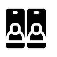 mobile call icon. vector glyph icon for your website, mobile, presentation, and logo design.