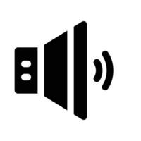 sound icon. vector glyph icon for your website, mobile, presentation, and logo design.