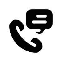 call icon. vector glyph icon for your website, mobile, presentation, and logo design.