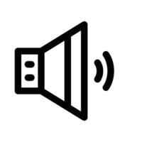 sound icon. vector line icon for your website, mobile, presentation, and logo design.