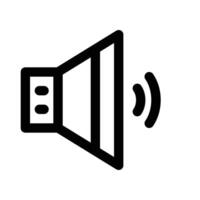 sound icon. vector line icon for your website, mobile, presentation, and logo design.