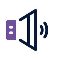 sound icon. vector dual tone icon for your website, mobile, presentation, and logo design.