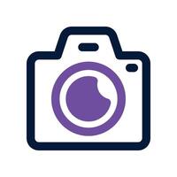 camera icon. vector dual tone icon for your website, mobile, presentation, and logo design.