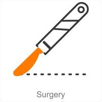 Surgery and operation icon concept vector