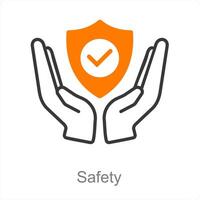 Safety and protection icon concept vector