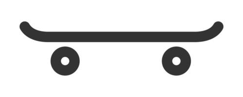 Skateboard icon. Simple design. Vector illustration.