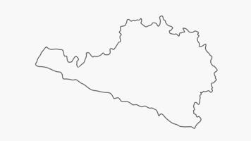 schizzo carta geografica di arequipa nel Perù video