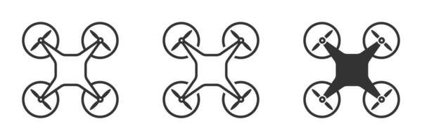 Fpv drone icon. Vector illustration.