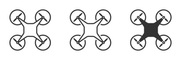 Fpv drone icon. Vector illustration.