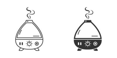 Humidifier icon isolated on a white background. Vector illustration.