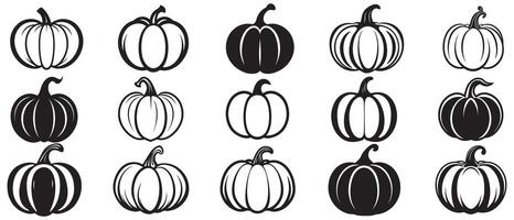 Pumpkin natural icon vegetable organic vector design.