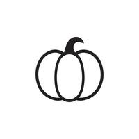 Pumpkin natural icon vegetable organic vector design.