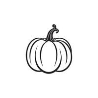 Pumpkin natural icon vegetable organic vector design.