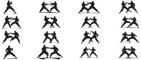 Martial arts strong fighter. Ninja power vector design.