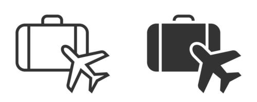 Air travel icon. Vector Illustration.
