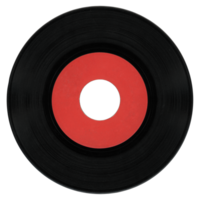 Vinyl Aufzeichnung Orange Etikette transparent png