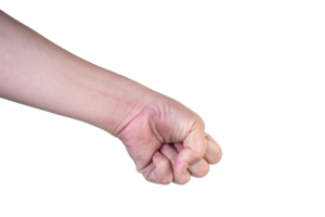 Hand auf isoliert Hintergrund Ausschnitt Pfad png