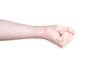 Hand auf isoliert Hintergrund Ausschnitt Pfad png