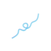 abstrakt Spiral- Blau 3d Symbol png