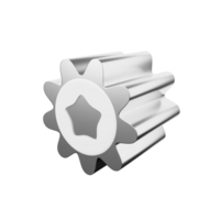 abstrakt Star 3d Symbol png