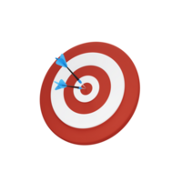 Arrow target 3D icon png