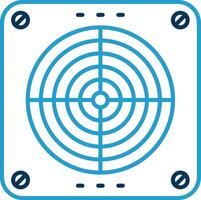 Extractor Line Blue Two Color Icon vector