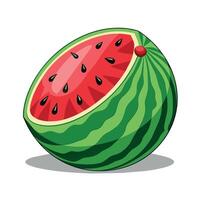 Watermelon colorful cartoon vector illustration