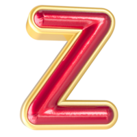 font z 3d rendere png