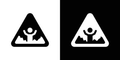 Mud warning sign vector