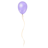 Lilac Purple Balloon Isolated png