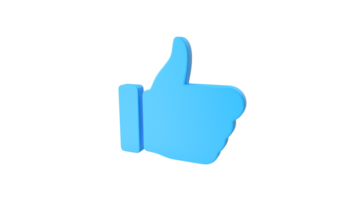 thumb up icon on transparent background png