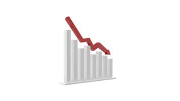 un grafico gráfico con un rojo flecha yendo arriba png