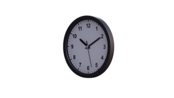 a clock is shown on a transparent background png