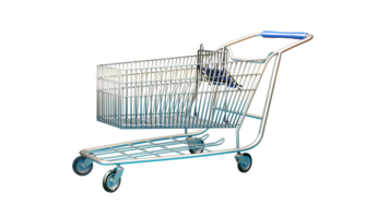 a shopping cart on a transparent background png