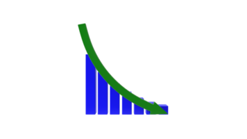 une graphique avec une bleu et vert ligne png