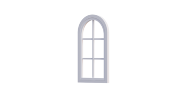 a window with a white frame on a transparent background png