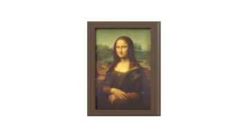 mona lisa pintura png baixar