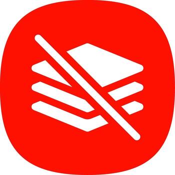 esconder capa glifo curva icono vector