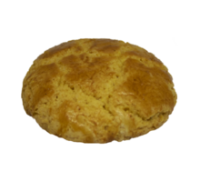 Corn bread on transparent background png