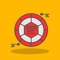 Infographic elements Filled Shadow Icon vector