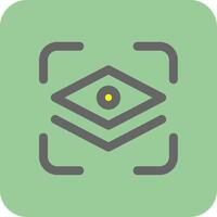 Layer mask Filled Yellow Icon vector
